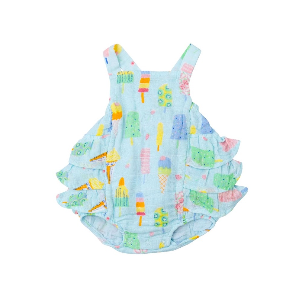 NWT Fruit Dream Popsicles Ruffle Sunsuit by Angel Dear